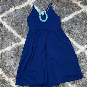 Royal blue dress